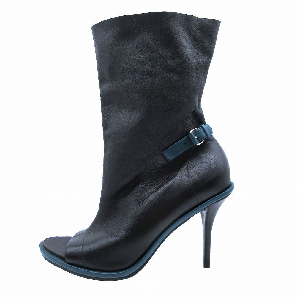 BALENCIAGA バレンシアガ オープントゥ ブーツ ブーティ ヒール