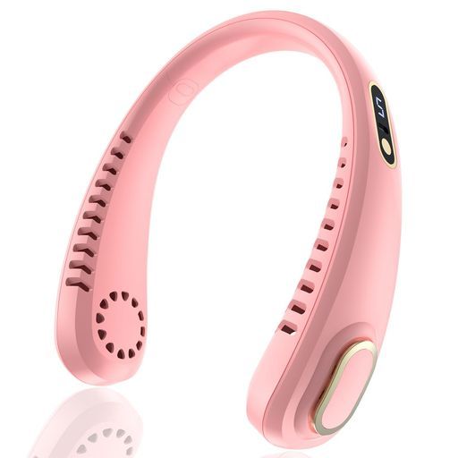 SAMONIC首掛け扇風機ネックファン5段階風量調節大風量5500mAh大容量