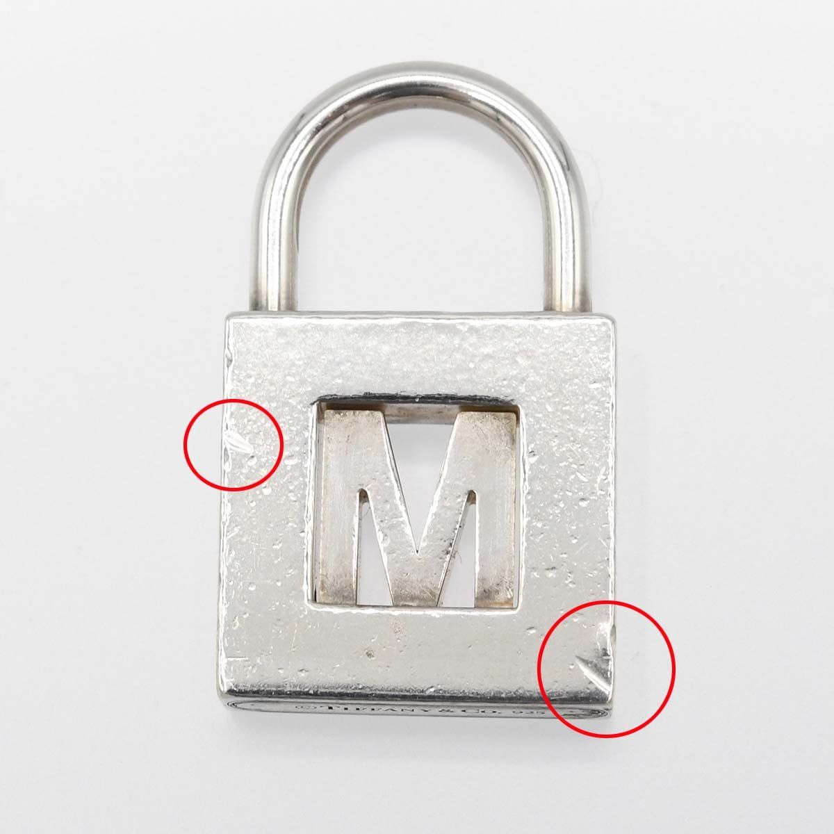TIFFANY&Co. ティファニー ペンダントトップ カデナ イニシャルM