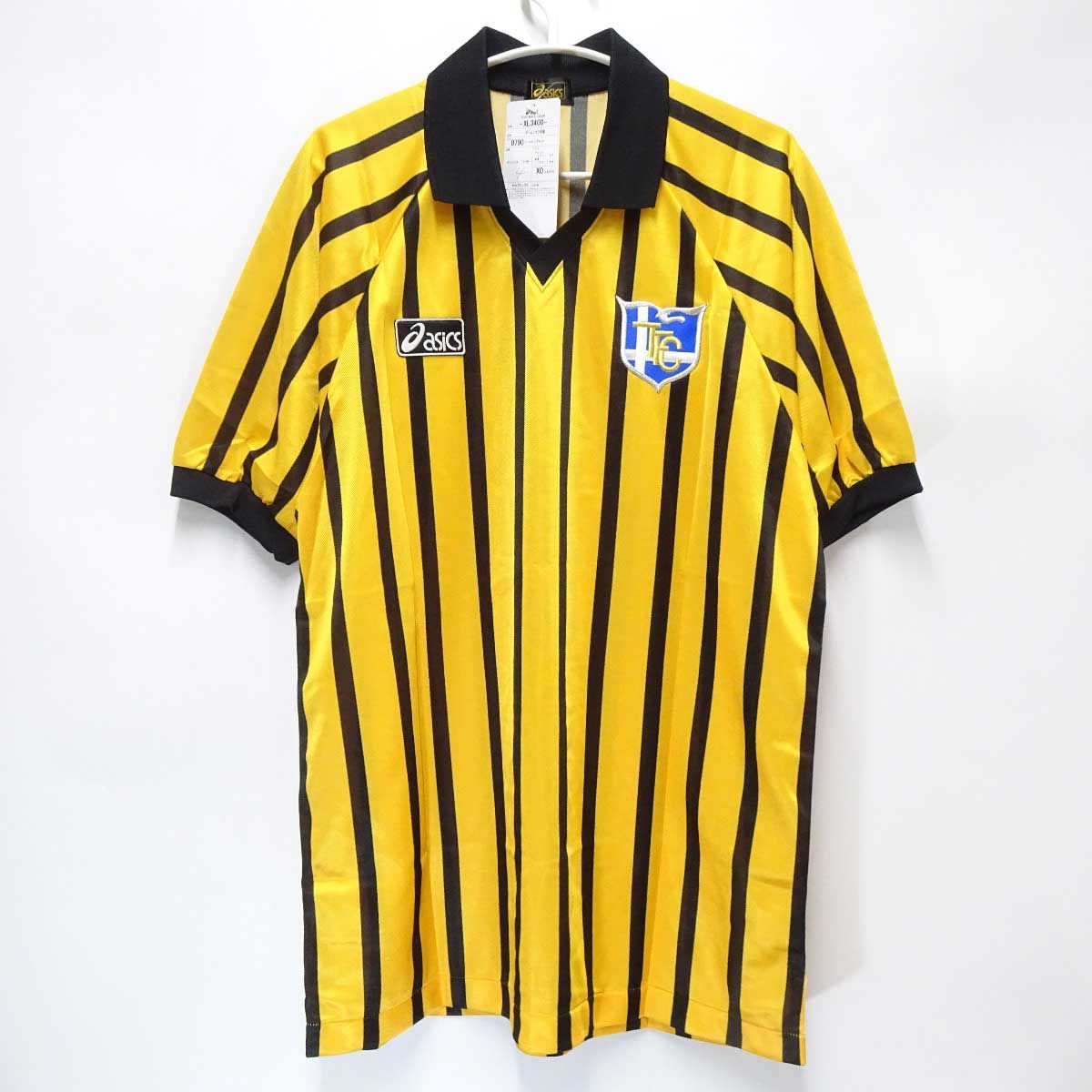 東海大学 サッカー部 ユニフォーム ホーム 半袖 #4 XO メンズ アシックス製 支給品