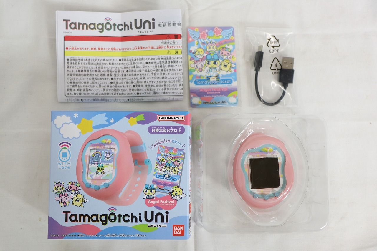 BANDAI バンダイ Tamagotchi Uni たまごっち ユ二 エンジェルフェスティバル ピンク