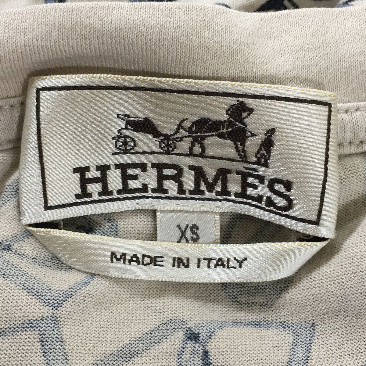 HERMES エルメス Tシャツ カットソー ベージュ レディース FR34 UK6 ...