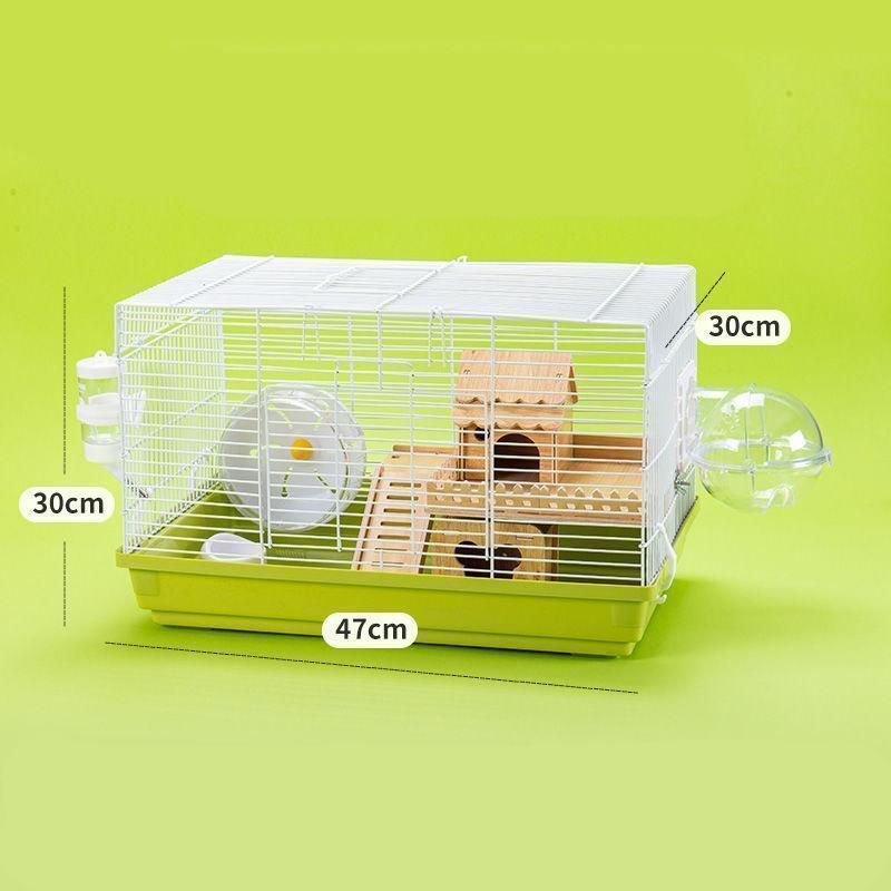 透明アクリル製ハムスターケージ回し車付き多機能飼育箱 アクリル