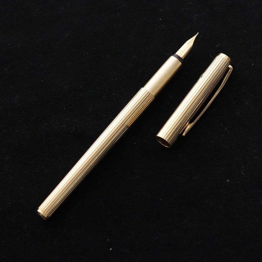 極美品モンブランMONTBLANC ノブレスゴールド万年筆585 F