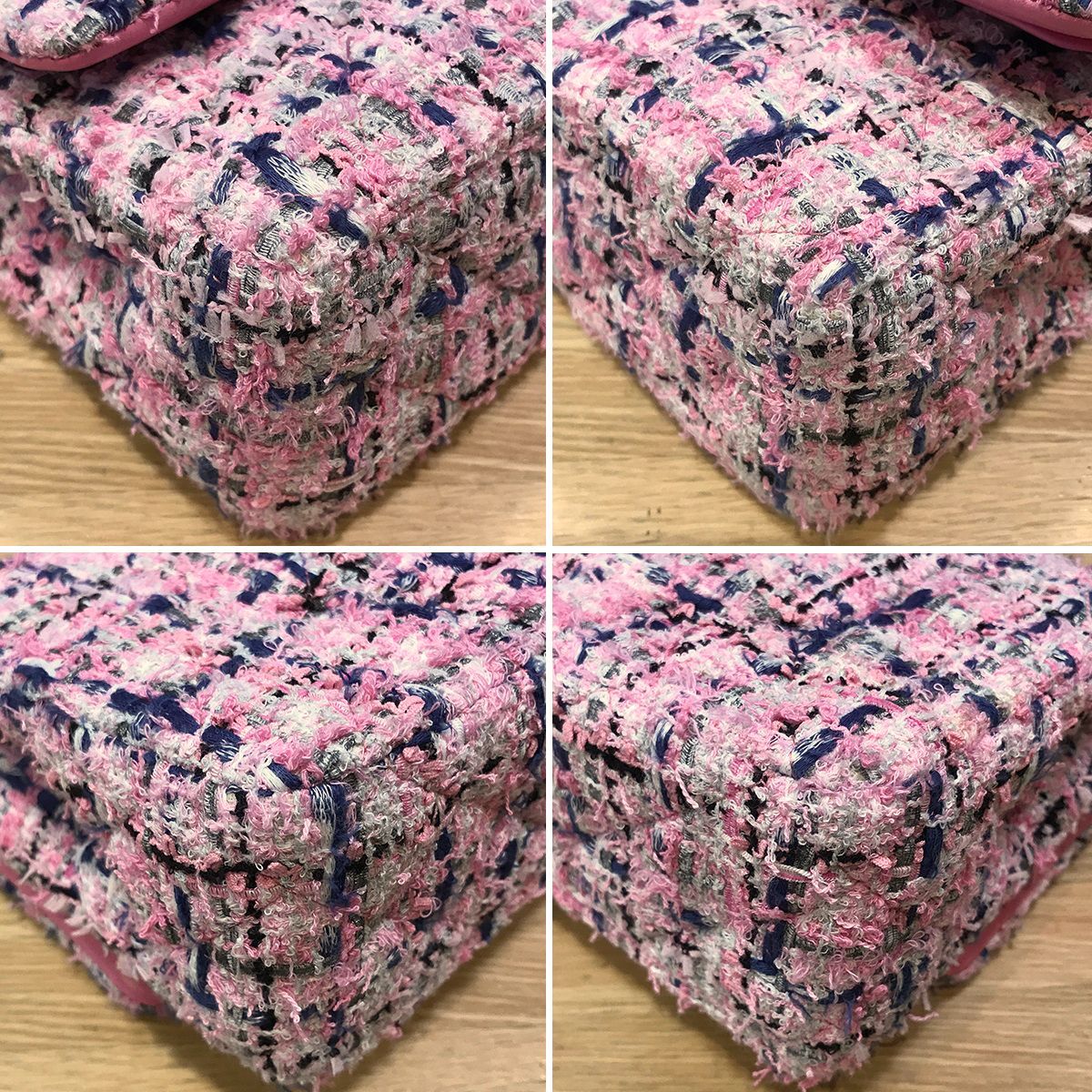 鮮やかカラー★【CHANEL】ツイード ショルダーバッグ CHANEL シャネル ショルダーバッグ 21番台 ダブルフラップ