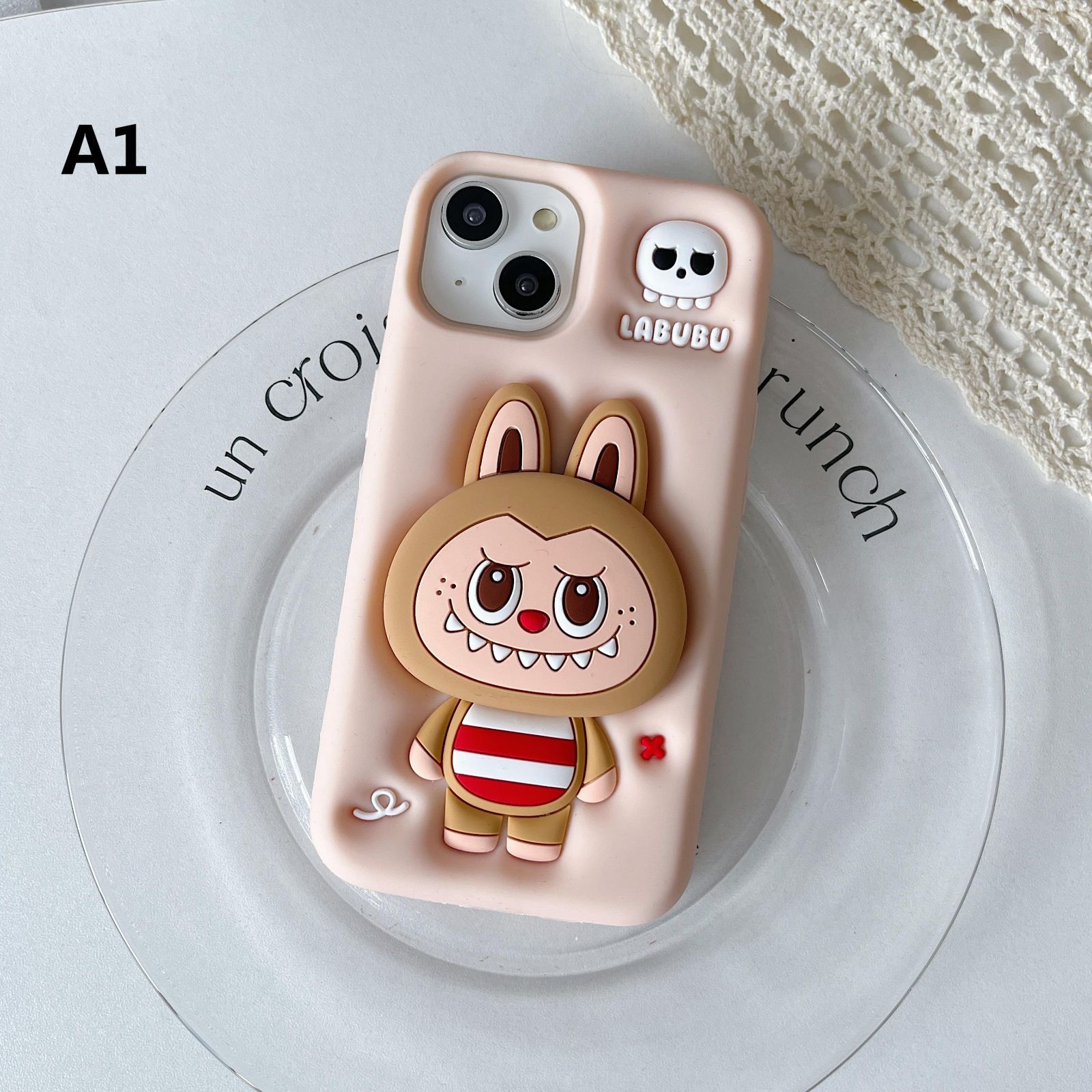 ラブブ labubu ぬいぐるみ風iPhoneケース ラブブ labubu ぬいぐるみ風iPhoneケース
