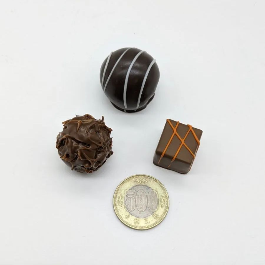 食品サンプル　チョコレート 食品サンプル チョコレート3個セット - メルカリ
