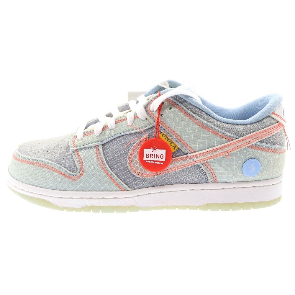 NIKE (ナイキ) ×UNION DUNK LOW ARGON DJ9649-400 ユニオン ダンク アルゴン ローカットスニーカー US8.5/26.5cm ホワイト/ブルー