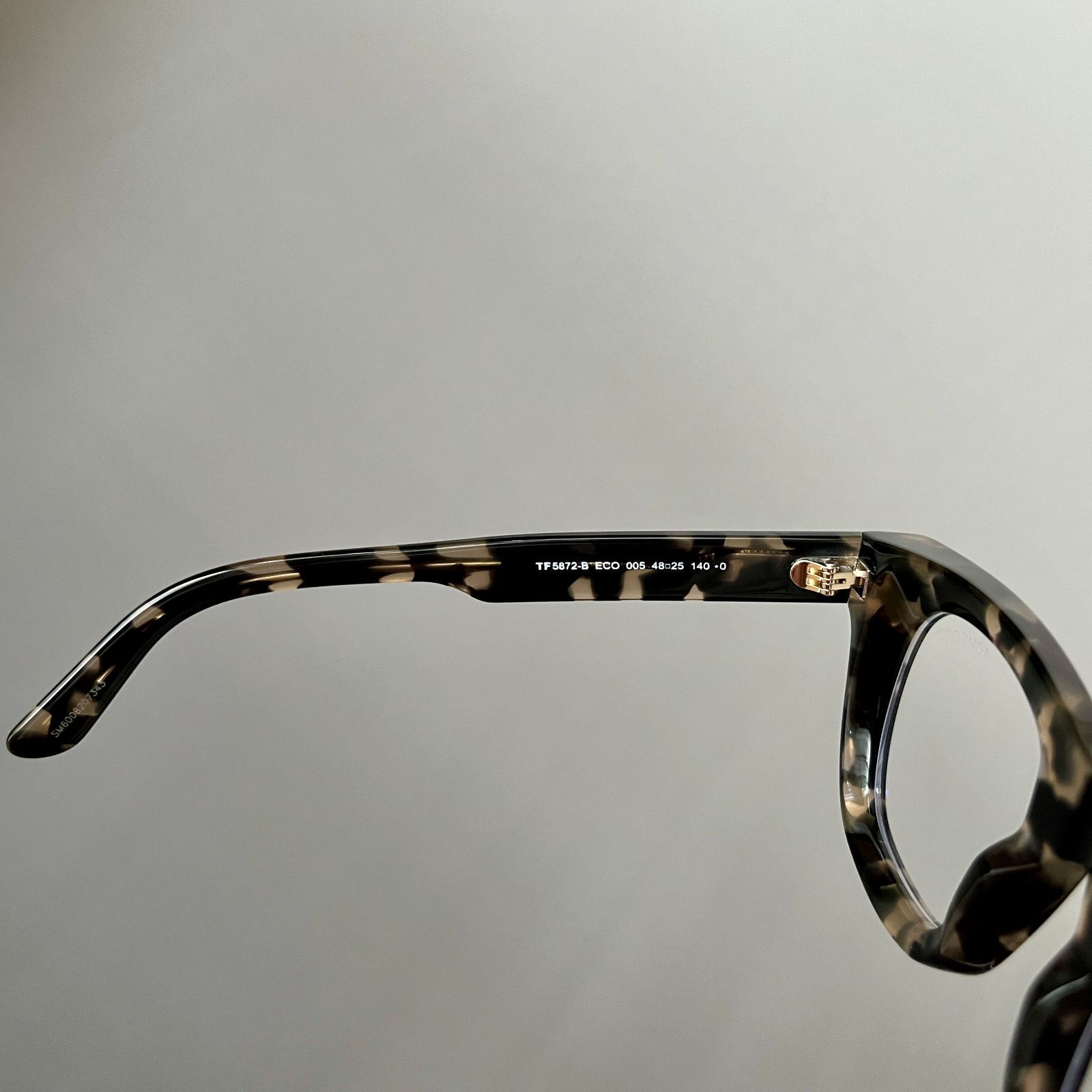 トムフォード メガネ TOM FORD ウェリントン グレー ハバナ メンズ