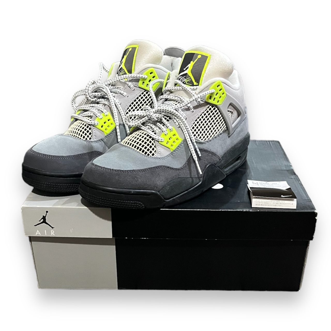 希少サイズ 国内正規 NIKE AIR JORDAN 4 RETRO SE NEON 95 CT5342-007 