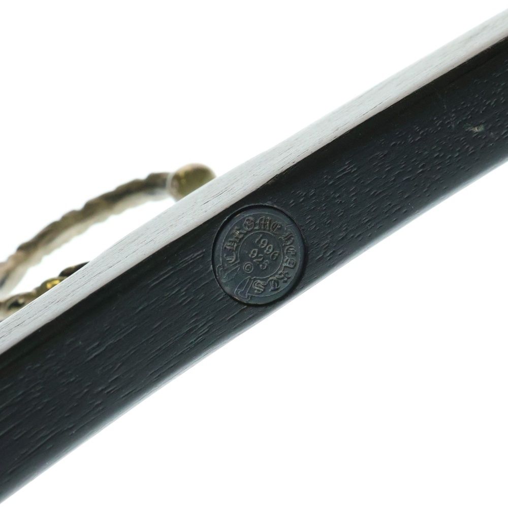 【美品】CHROME HEARTS スクロールフック　エボニーハンガー CHROME HEARTS (クロムハーツ) EBONY CLOTH HANGER スクロール