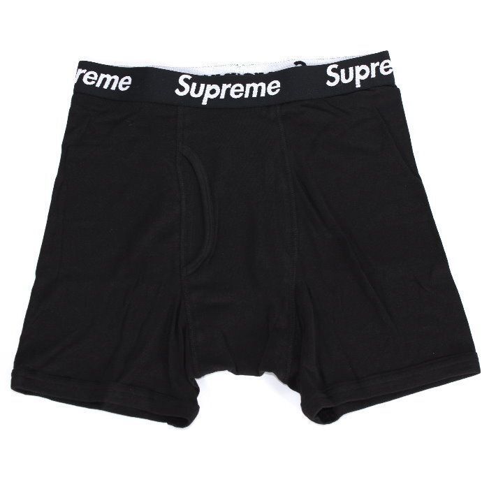 4枚セット Supreme × Hanes シュプリーム ヘインズ ボクサーパンツ ブラック Boxer Brief ボクサーブリーフ トランクス アンダーウェア メンズ レディース ユニセックス 本物 売れ筋