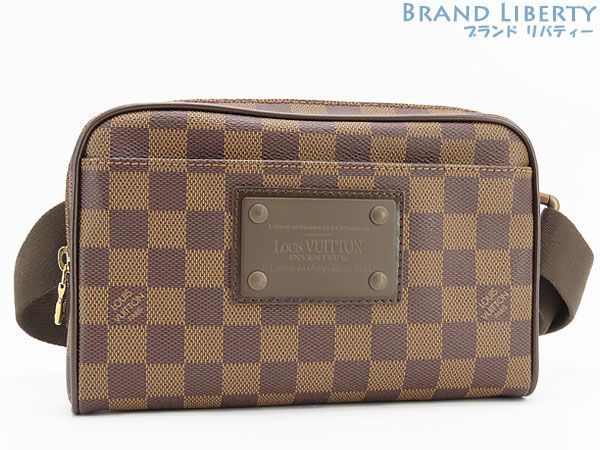 未使用】ルイヴィトン LOUIS VUITTON ダミエ バム バッグ ブルックリン