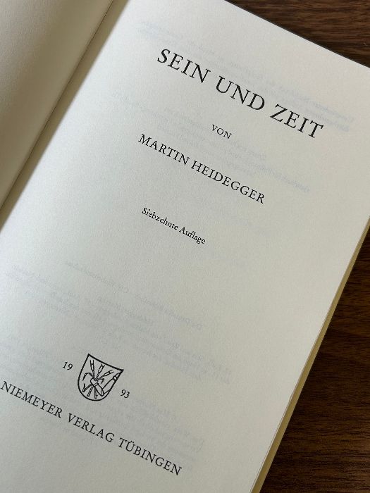 洋書 SEIN UND ZEIT/VON MARTIN HEIDEGGER 存在と時間 マルティン