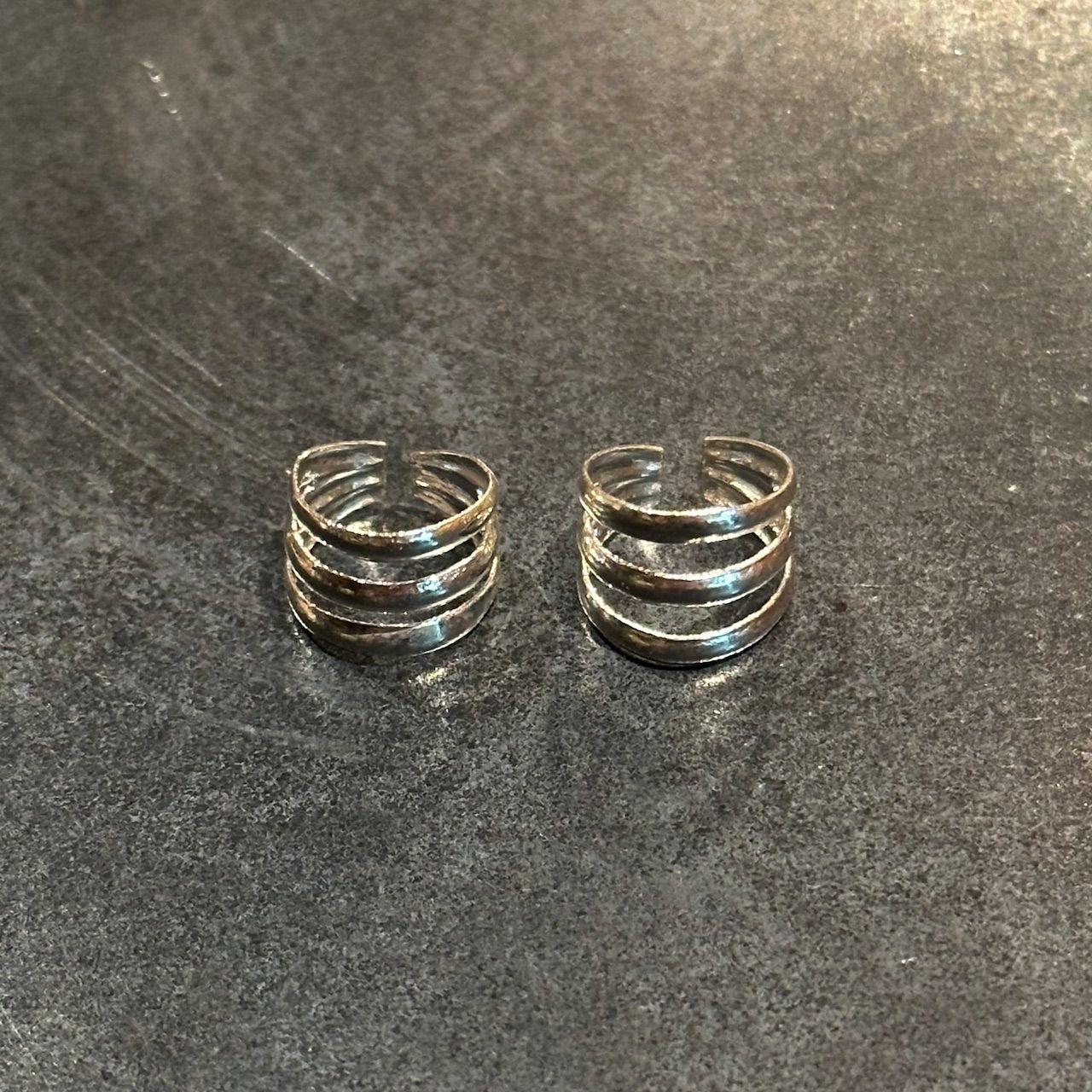 SILVER925 3 LINES DESIGN EAR CUFF/シルバー/イヤーカフ