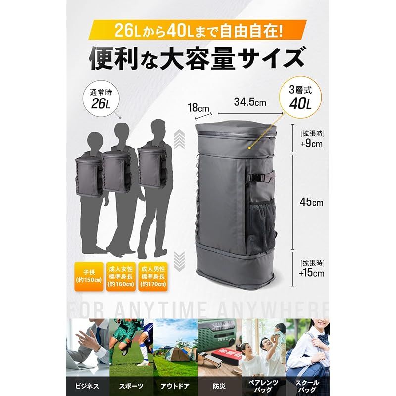 大容量 リュックメンズ