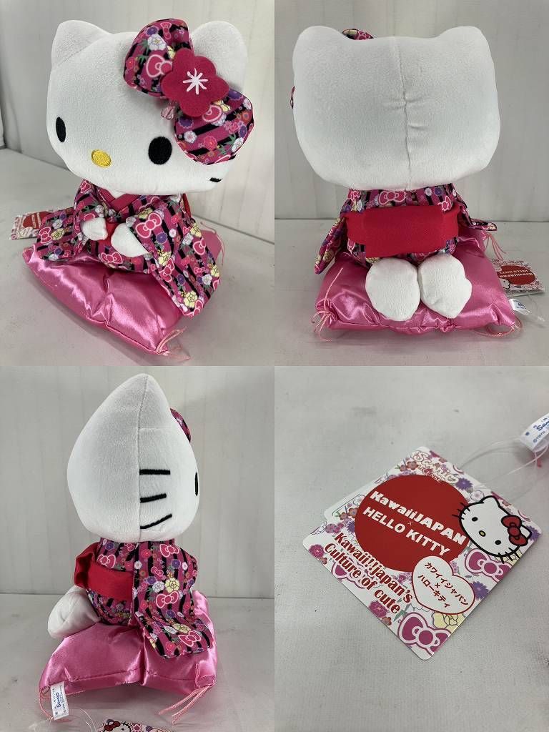 s24t-0546m【中古】ハローキティ kawaii japan 希少 限定 ぬいぐるみ M