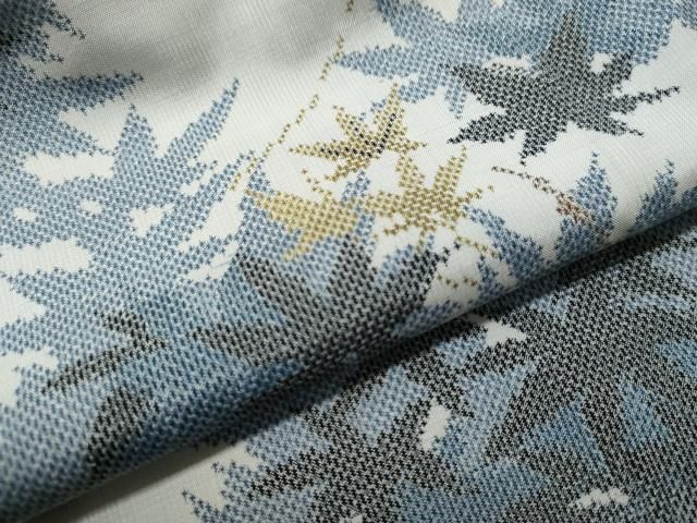 平和屋着物○本場大島紬 白大島 楓文 正絹 逸品 CAAS7280yc - メルカリ