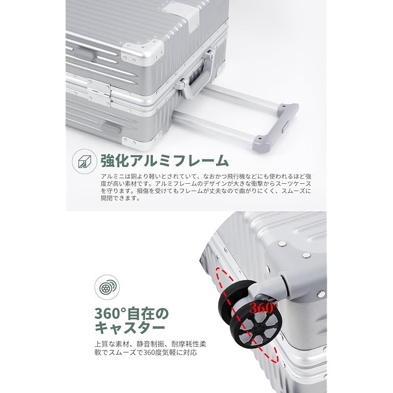 MAIMO Mサイズ ストライプキャリーケース 約57L 黒 MAIMO Mサイズ