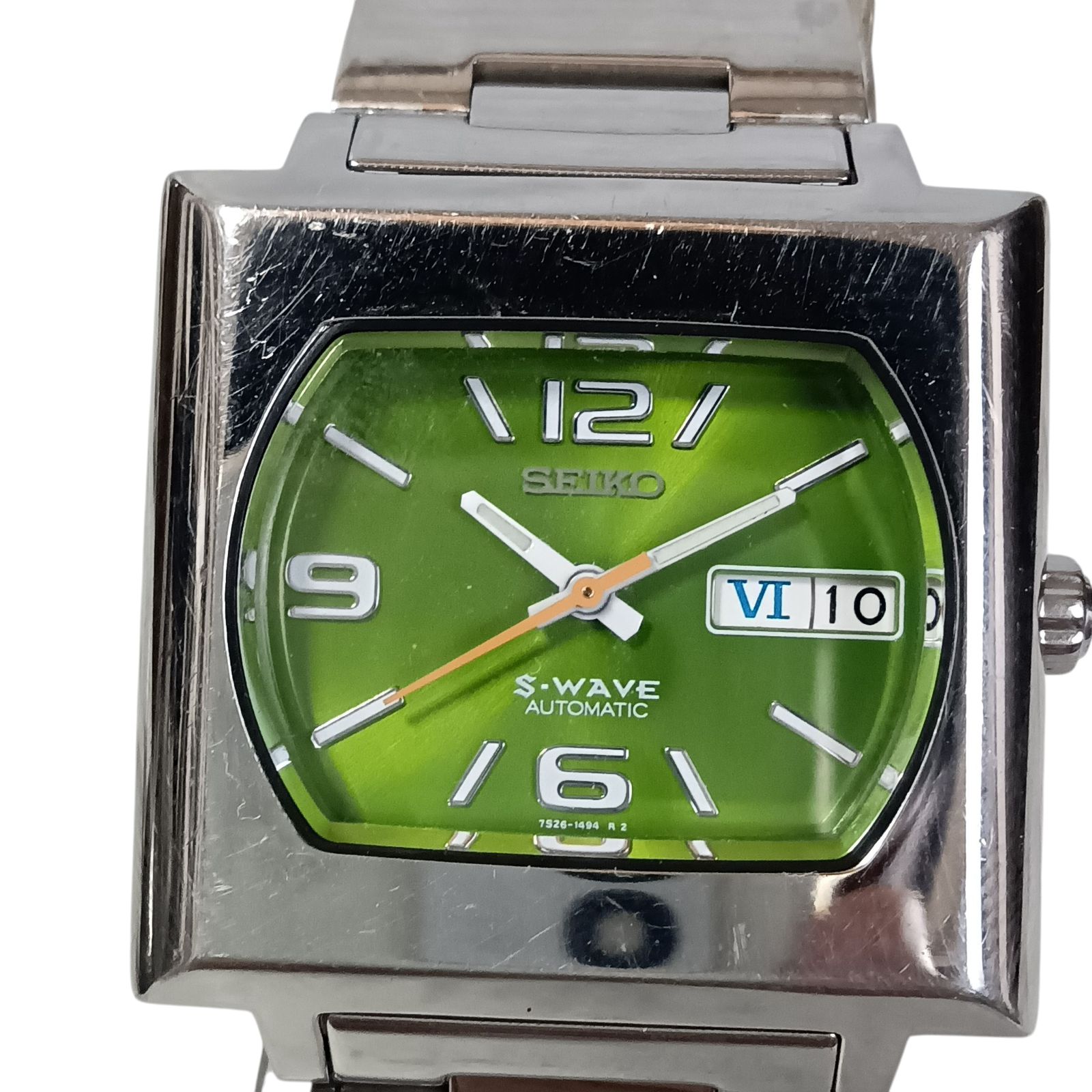 稼働 綺麗】810-2 SEIKO S-WAVE セイコー 7S26-5000 メンズ