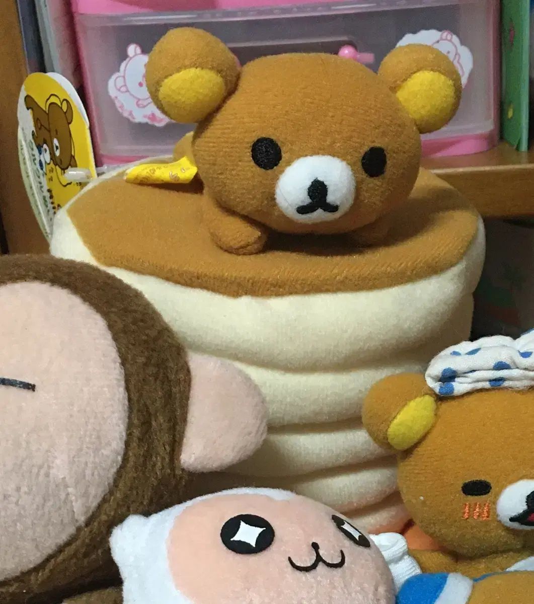 レトロ リラックマ パンケーキ バリ 人形 ガラガラ