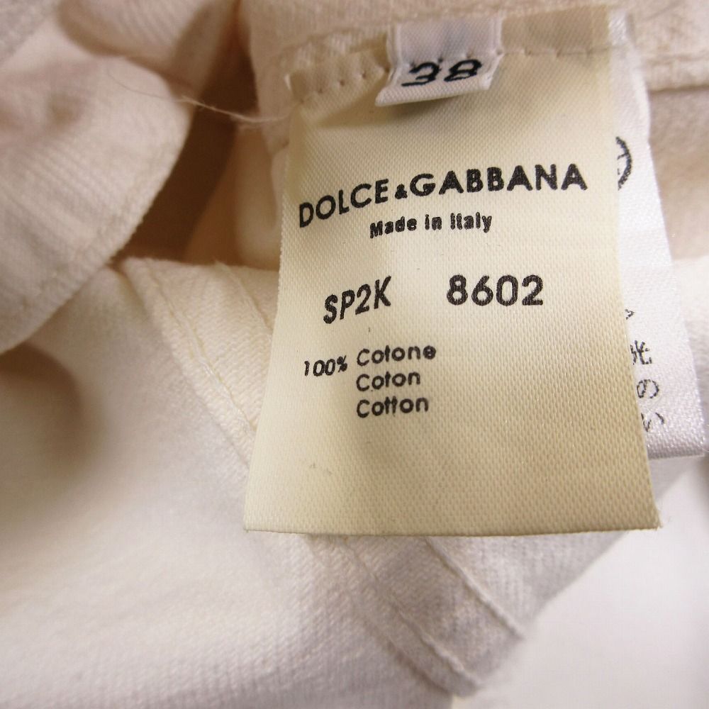 DOLCE ＆ GABBANA ♡ホワイトデニムジャケット DOLCE&GABBANA ドルチェアンドガッバーナ ホワイト デニム