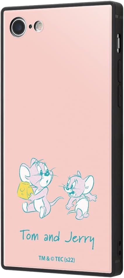 【在庫処分】イングレム iPhone SE（第3世代）/ iPhone SE（第2世代）/ 8 / 7 ケース 耐衝撃 カバー KAKU トムとジェリー ジェリーとタフィー_チーズ2