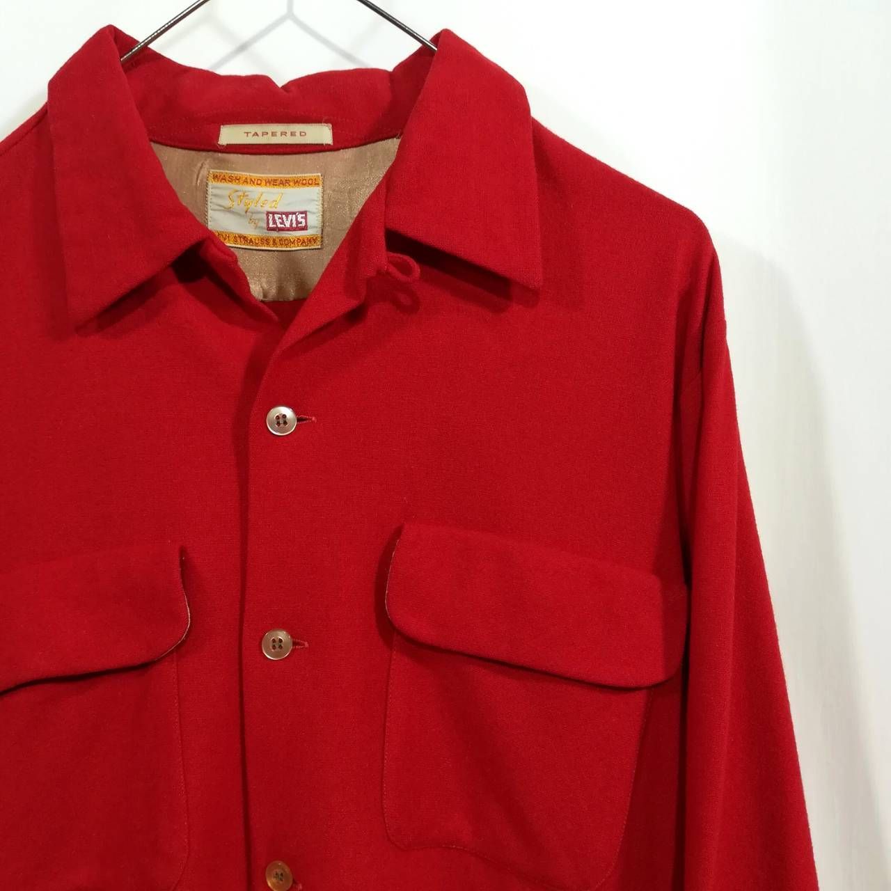 50-60年代LEVI'S ウールシャツ14 1 2レア古着ビンテージリーバイス ...