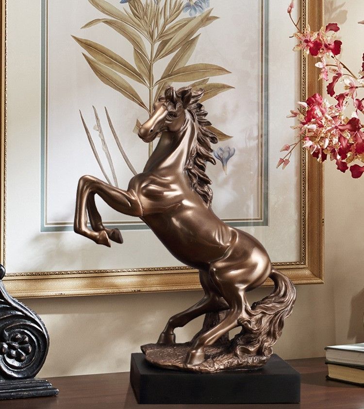 ブロンズ像 銅像 彫像 彫刻 ウマ 馬 オブジェ 置物