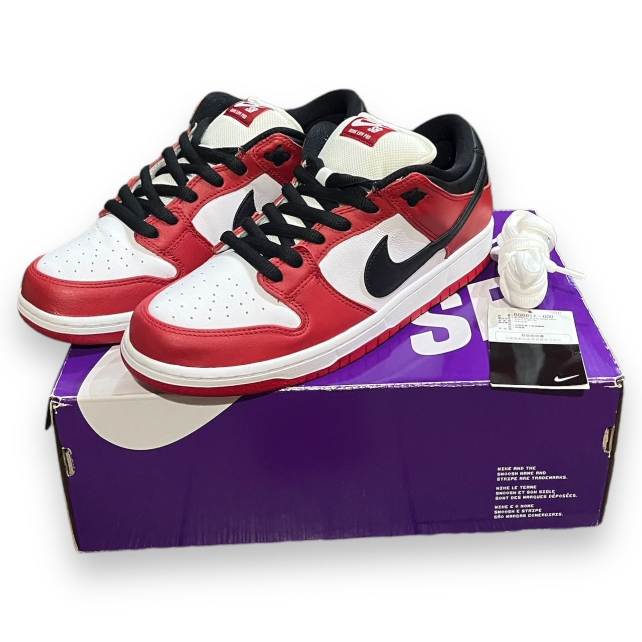 国内正規 新品同様 Nike SB Dunk Low J-Pack Chicago BQ6817-600 ...