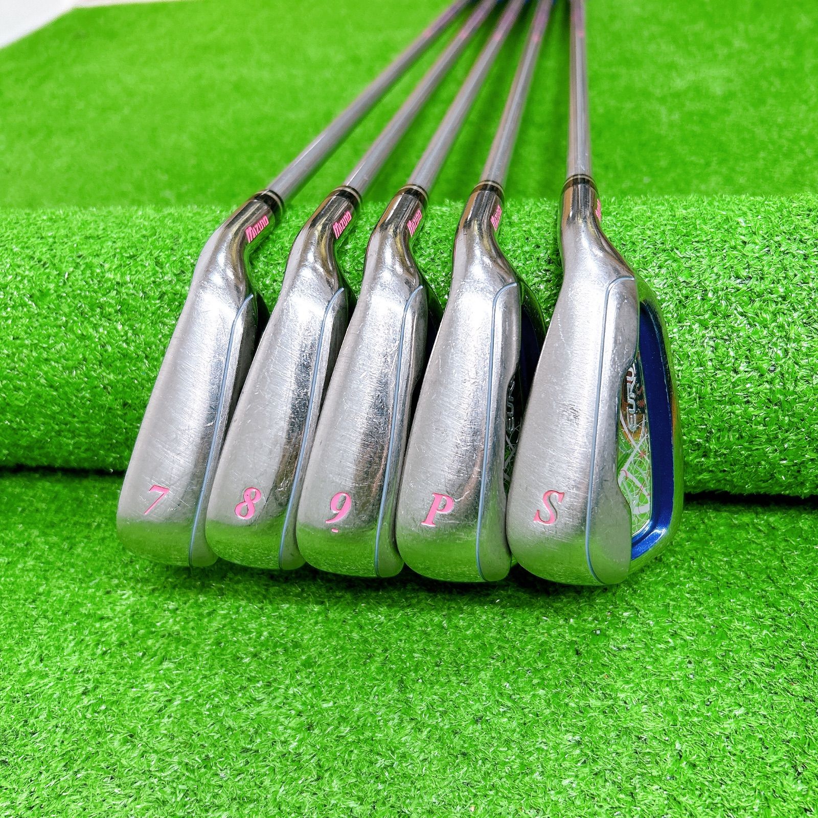 ミズノ EURUS ユーラス レディースアイアン 5本 初心者 女性 L 優しい