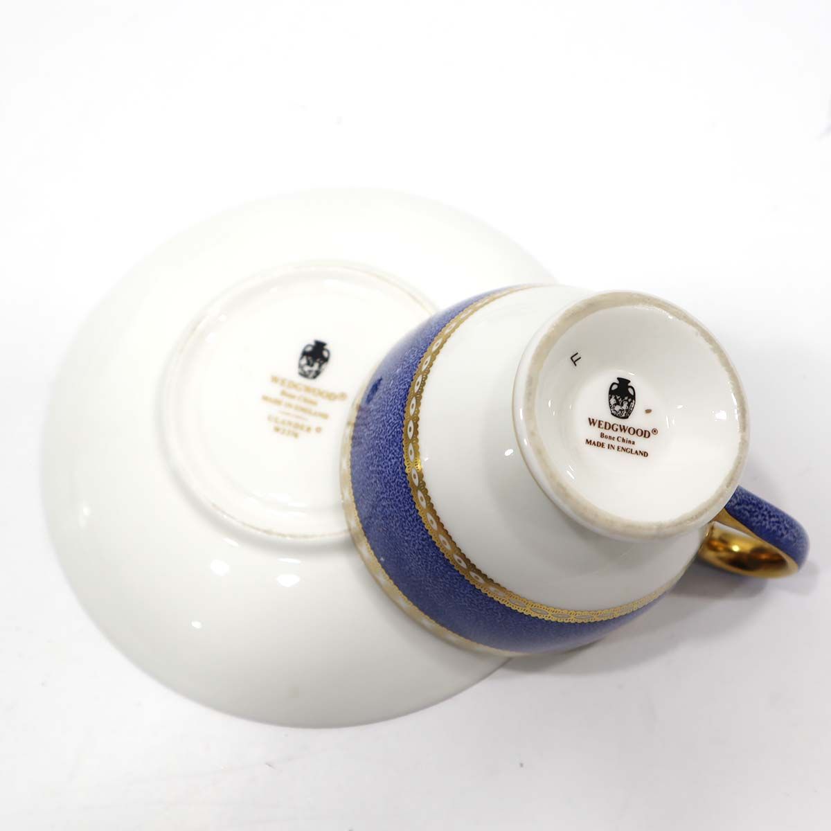 ウエッジウッド WEDGWOOD パウダーブルー カップ＆ソーサー 6客セット
