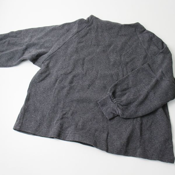 美品 2021AW nest Robe ネストローブ クォーターゲージニット F/グレー  