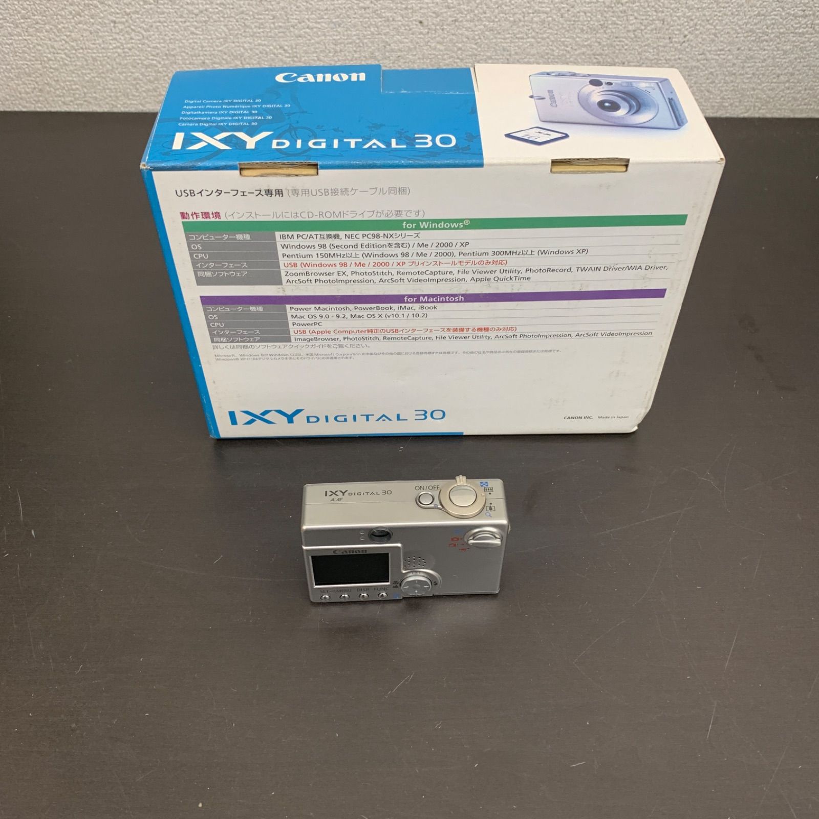 【Canon】IXY DIGITAL 30デジタルカメラ【ジャンク品】　ケース付 Canon】IXY DIGITAL 30デジタルカメラ【ジャンク品】 ケース付 Canon