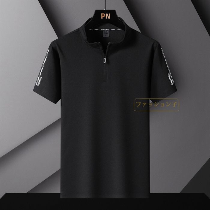 PXG ゴルフ メンズ ウェア トップス 半袖 シャツ ハーフジップシャツ ゴルフウェア 半袖 メンズ ゴルフシャツ ハーフジップシャツ