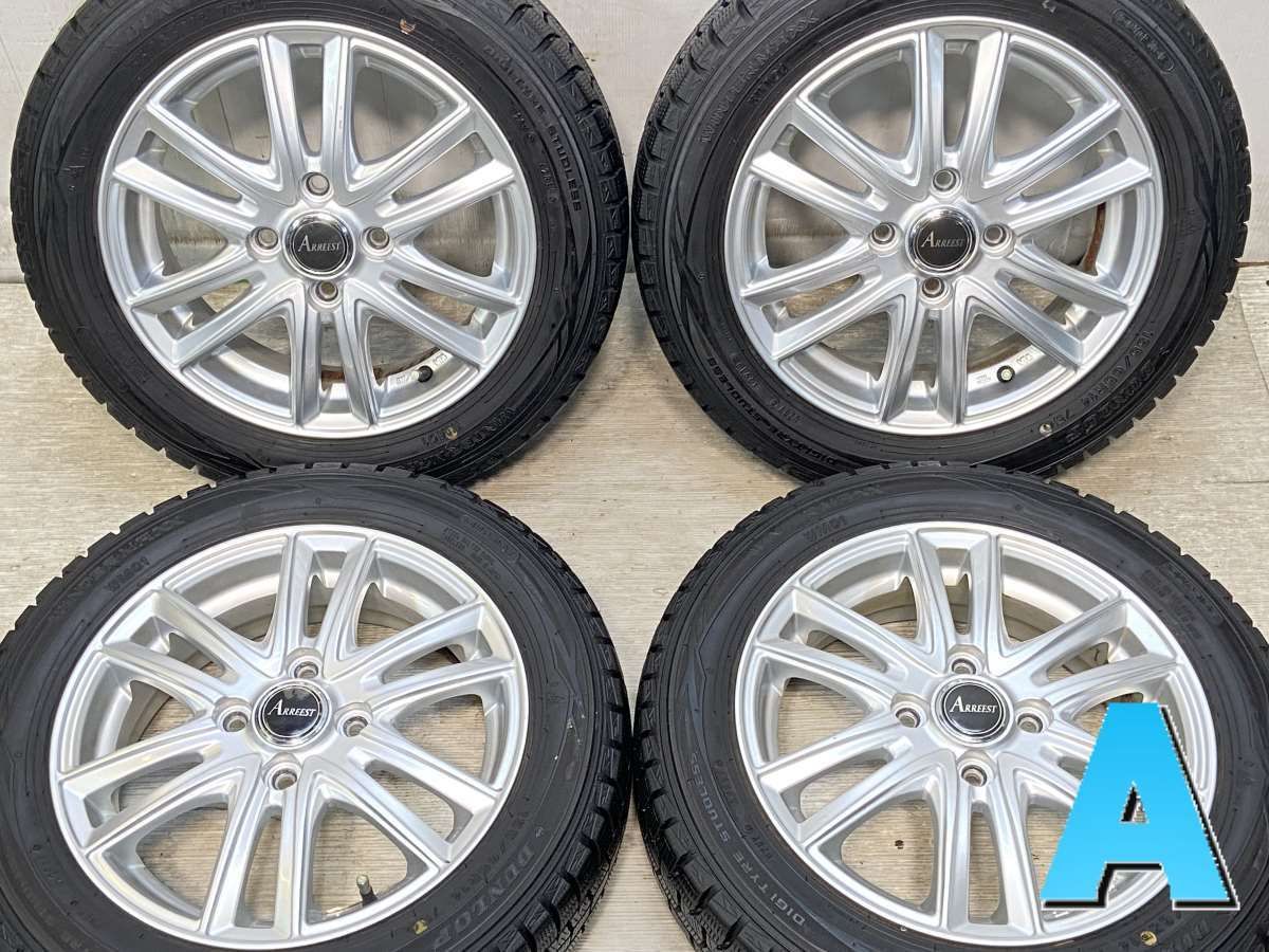 155/65R14 ダンロップ ウィンターマックス WM01 ARREEST 14x4.5 45 100 