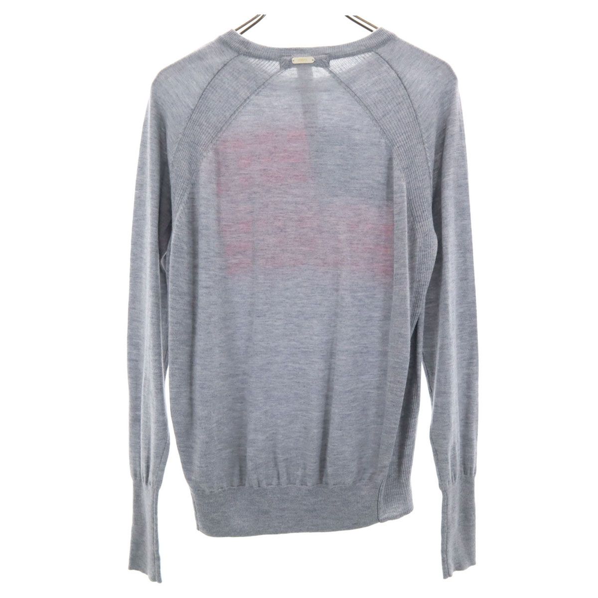 VENERTA KNITWEAR Long Sleeve Knit 2 Gray Sweater Women