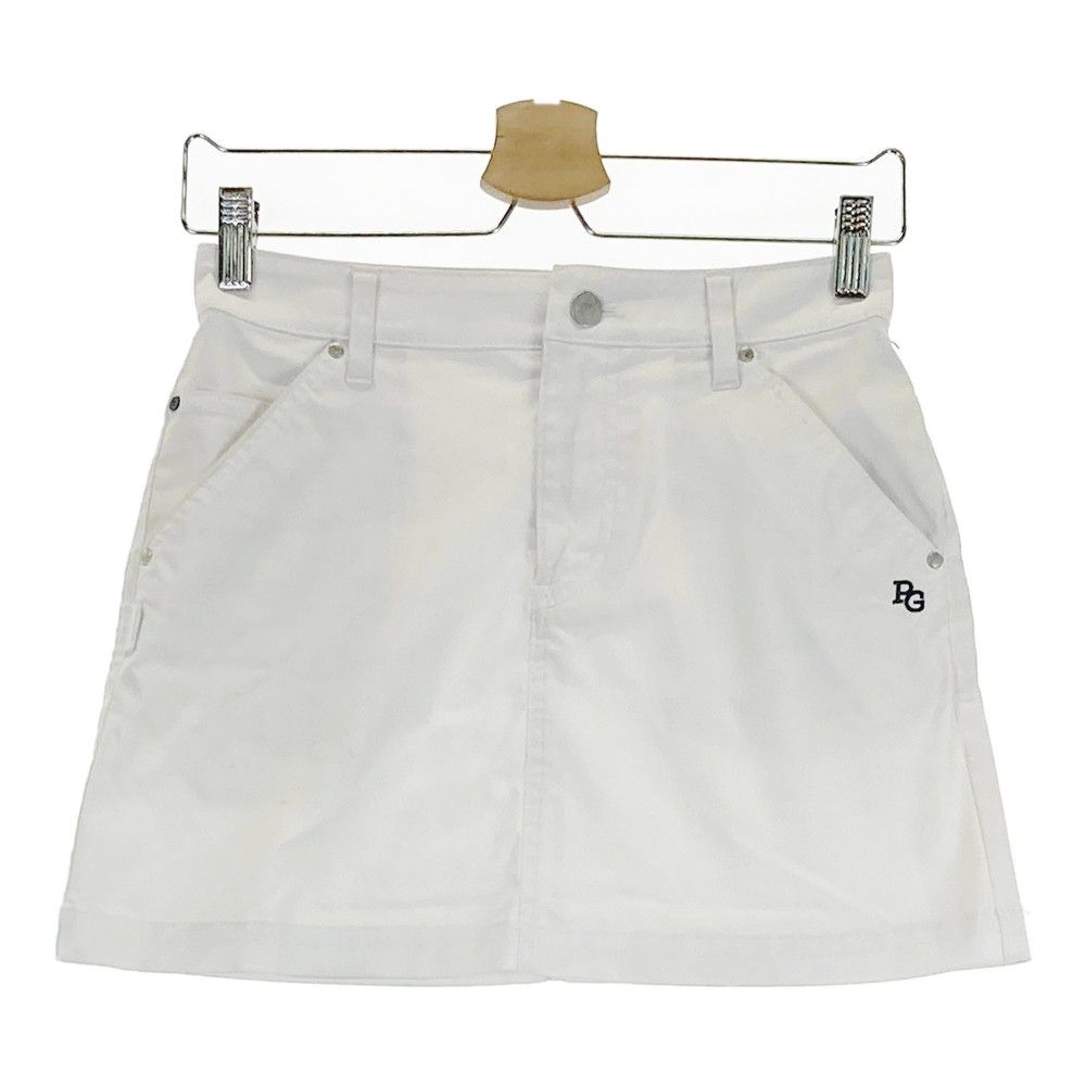 サイズ：00 PEARLY GATES パーリーゲイツ ストレッチスカート ホワイト系 [240101293389]# ゴルフウェア レディース ストスト