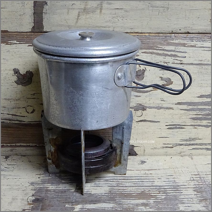 1940年代 UNKNOWN クッカー アルコールストーブ Aluminum Pot
