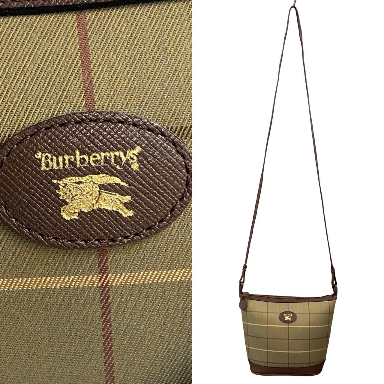極 美品 袋付 Burberrys バーバリーズ シャドーホース ロゴ ノバ
