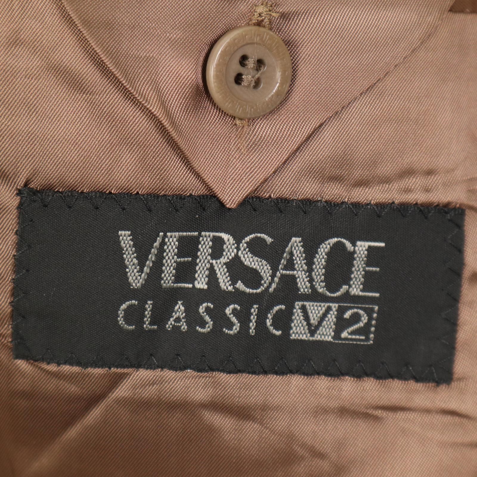 VERSACE ヴェルサーチ スーツ セットアップ ベージュ (メンズ 46 R 