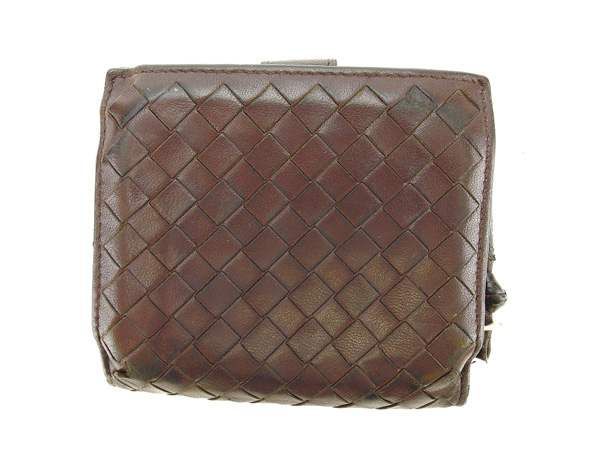 【値下可】ボッテガ ヴェネタ 二つ折り財布 ブラウン BOTTEGA VENETA ボッテガヴェネタ 2つ折り財布 CASSETTE