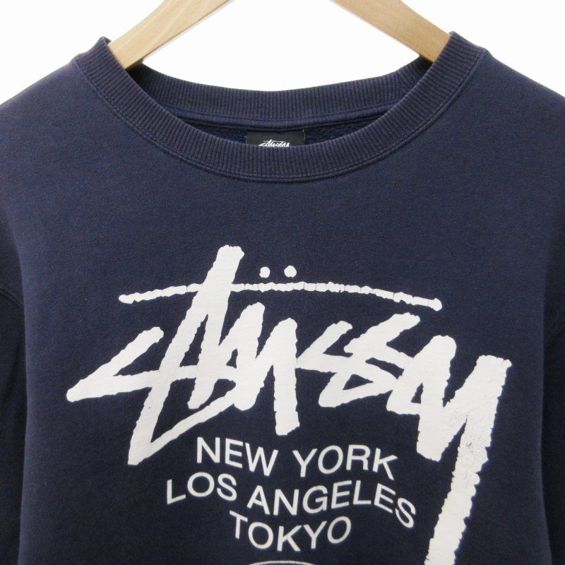 【フラングリー 】Stüssy スウェット トレーナー M コラボ第2弾 Stussy x Nike Crewneck スウェット S〜2XL (STUSSY