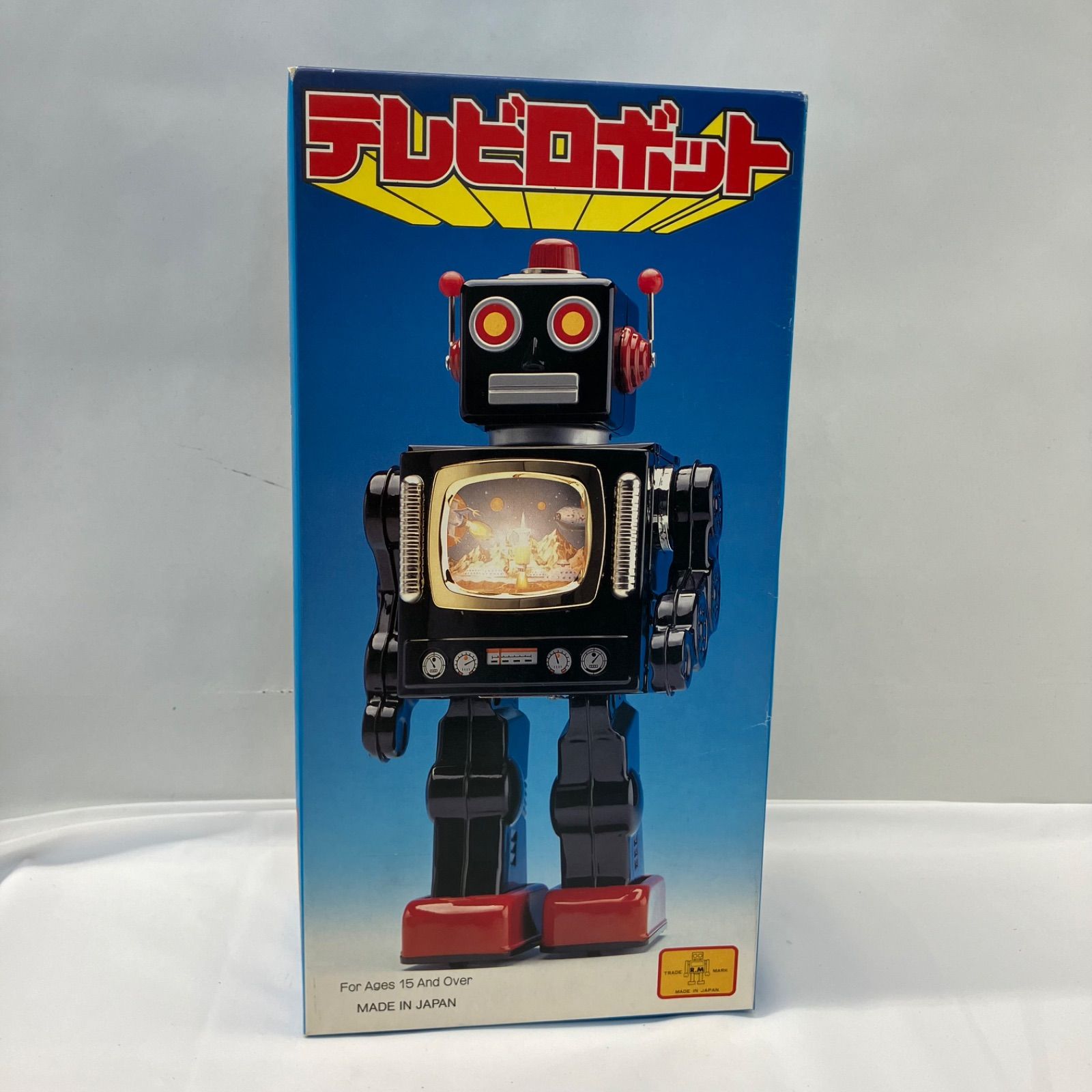 3-000020】 BATTERTY OPERATED テレビロボット メタルハウス