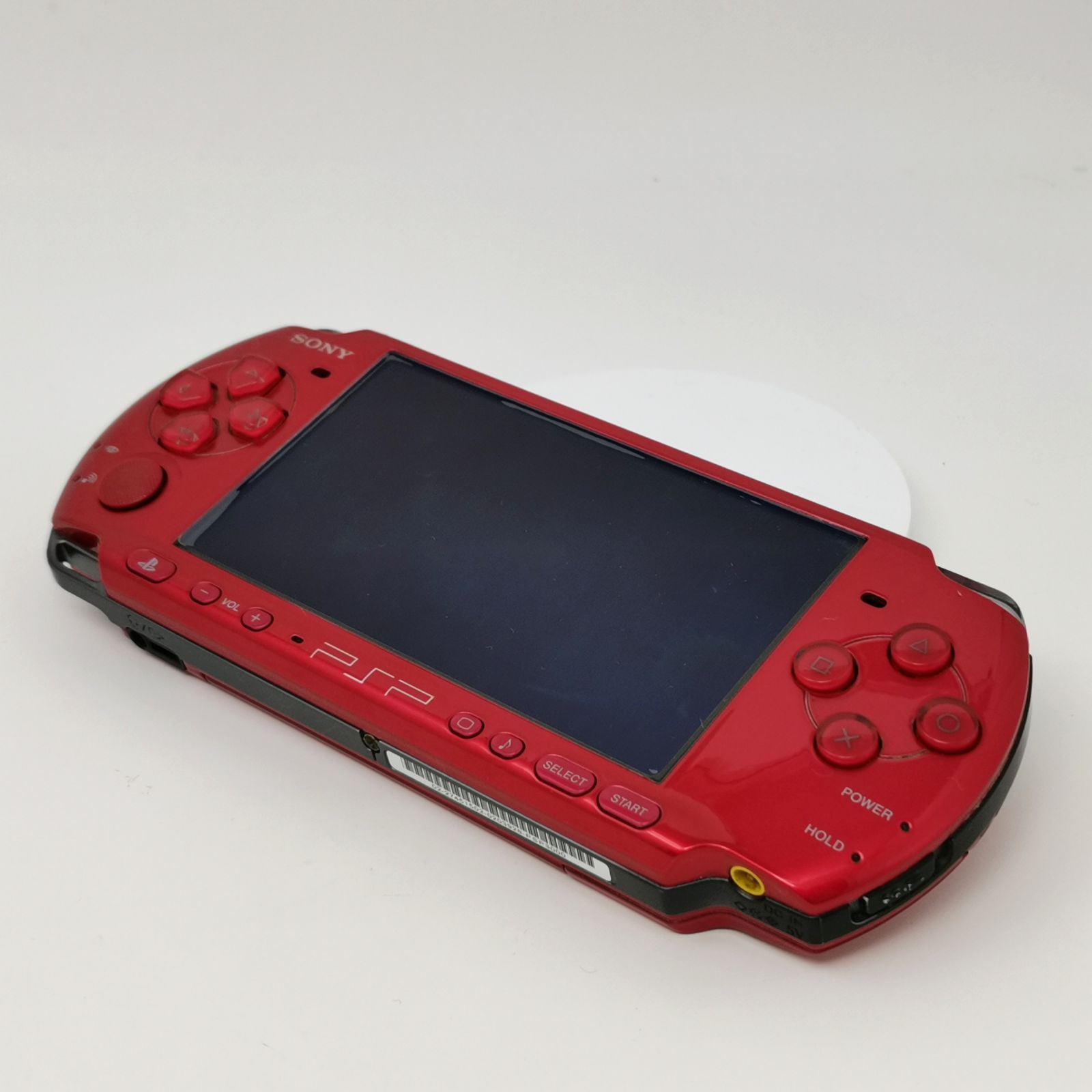 【動作確認済み】SONY PSP-3000 本体(レッド)充電器付き ソニー PSP-3000 レッド バッテリー/充電器ないため動作未確認