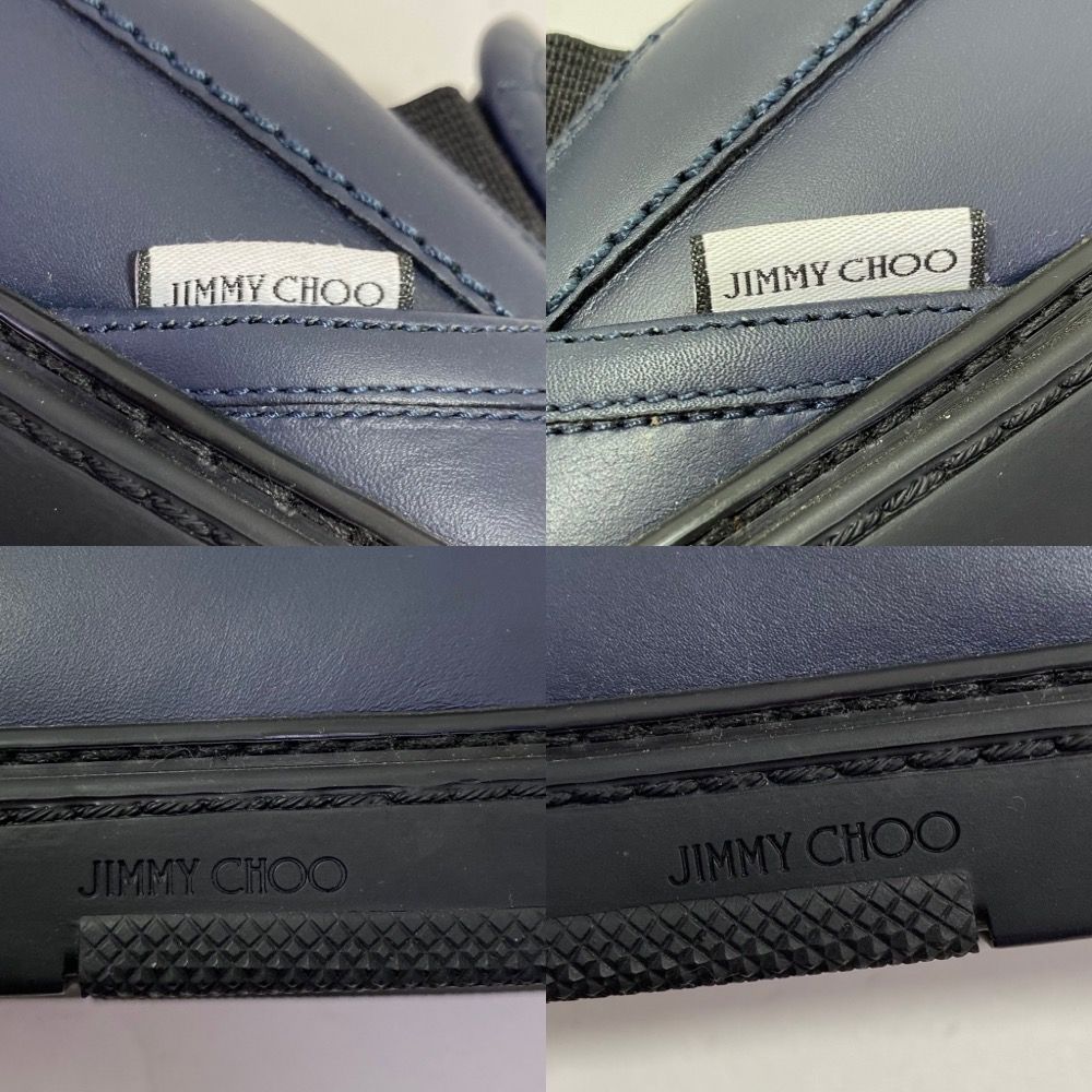 JIMMY CHOO ジミーチュウ レザースリッポン スニーカー 26.5cm