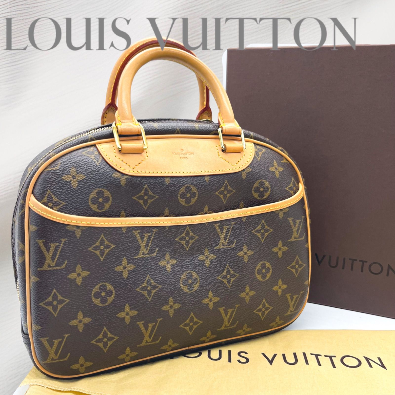 極美品】LOUIS VUITTON モノグラム トゥルービル M42228 ルイ 