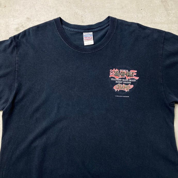 00年代 遊戯王 降雷皇ハモン キャラクター バックプリントTシャツ 