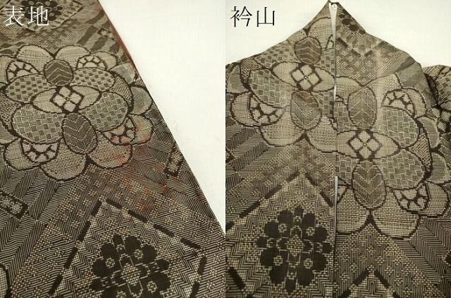 平和屋着物○本場大島紬 龍郷絣 花菱文 正絹 逸品 DAAU5281ps - メルカリ