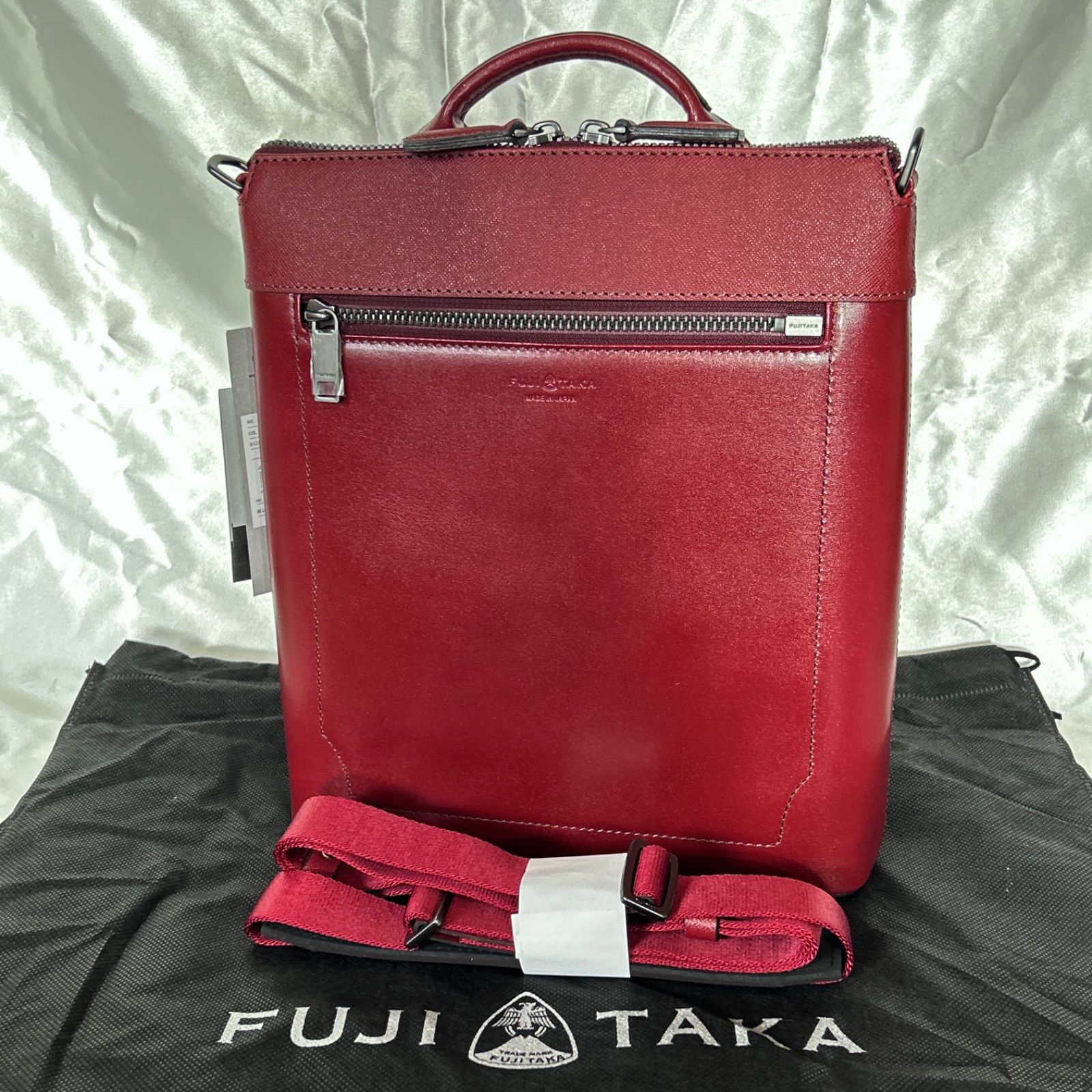 【新品 送料無料】FUJITAKA エキストラ ショルダーバッグ ビジネスバッグ 牛革 B5サイズ フジタカ 定価¥39600